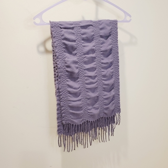 Cashcryl women's purple Scarf acrylique - Picture 2 of 6